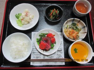 2020年12月24日お昼ご飯写真