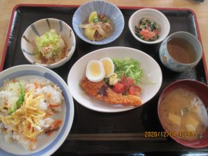 2020年12月4日のお昼ご飯写真