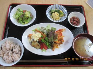 2020年12月12日のお昼ご飯写真