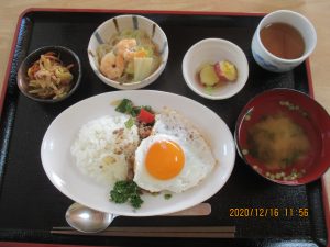 2020年12月16日お昼ご飯写真