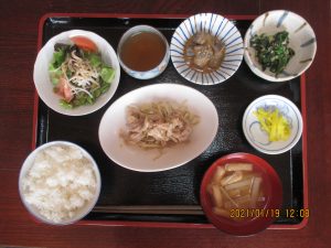 2021年1月19日のお昼ご飯写真