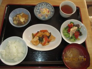 2021年1月22日のお昼ご飯写真