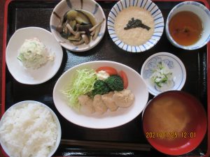 2021年1月25日お昼ご飯写真