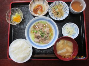 2021年1月26日お昼ご飯写真