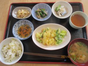 2021年2月3日お昼ご飯写真