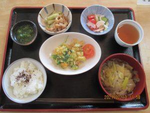 2021年2月13日お昼ご飯写真