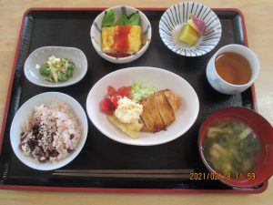 2021年2月18日お昼ご飯写真