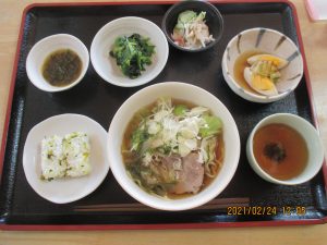 2021年2月24日お昼ご飯写真