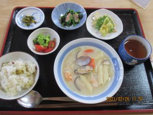 2021年2月26日お昼ご飯写真