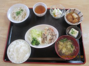 2021年3月16日お昼ご飯写真