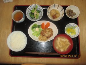 2021年3月23日お昼ご飯写真