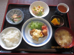 2021年3月24日お昼ご飯写真