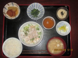 2021年3月8日お昼ご飯写真