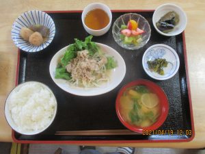 2021年4月19日お昼ご飯写真