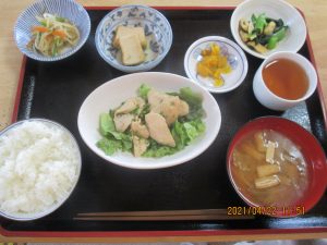 2021年4月22日お昼ご飯写真