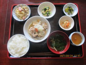 2021年4月24日お昼ご飯写真