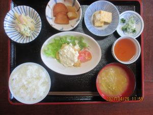 2021年4月26日お昼ご飯写真