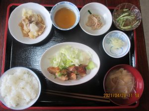 2021年4月28日お昼ご飯写真