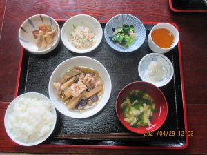 2021年4月29日お昼ご飯写真