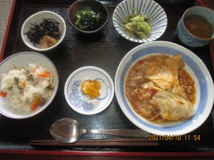 2021年4月10日お昼ご飯写真