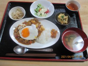 2021年4月17日お昼ご飯写真