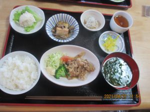 2021年4月27日のお昼ご飯写真